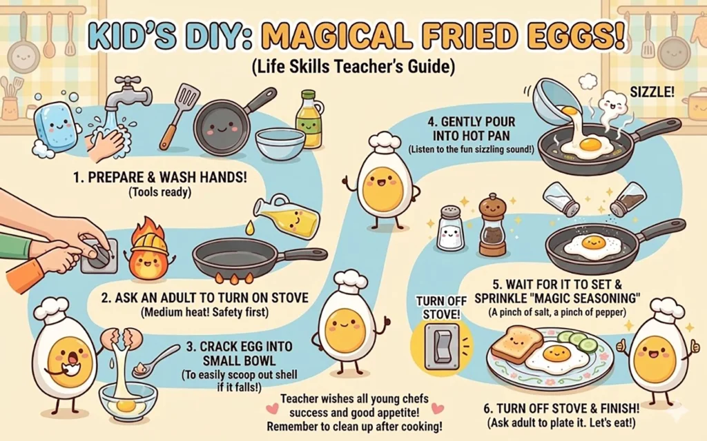 Kid’s DYI: Magical Fried Eggs