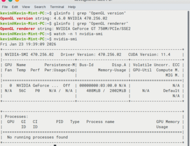 NVIDIA GeForce GT 750M Kepler GPU running on Linux Mint 22 and/or Ubuntu 24.04 with proprietary driver 470.
