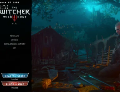 The Witcher 3 on NVIDIA GeForce GT 750M Kepler GPU using Linux Mint 22 and Ubuntu 24.04 with driver 470.